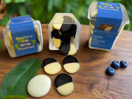 Blueberry and White Duos