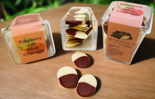 Raspberry and White Duos